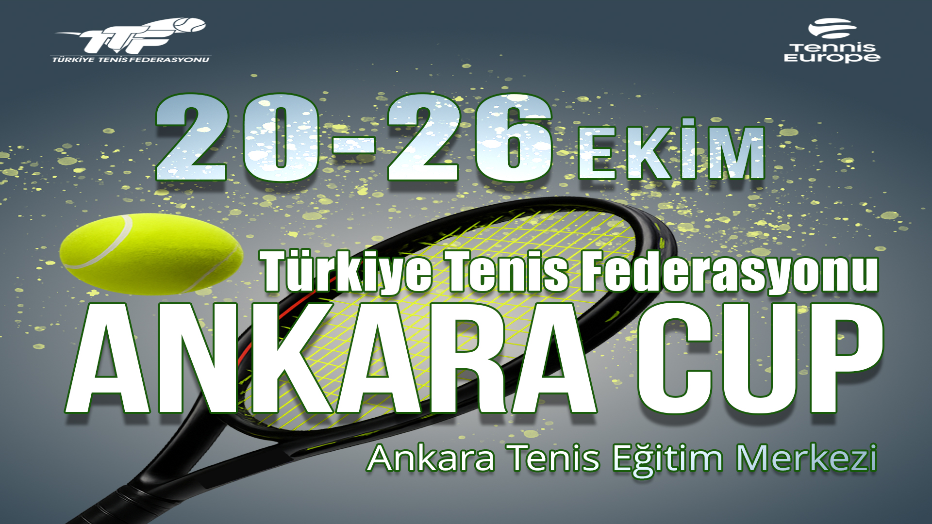 Türkiye Tenis Federasyonu Ankara Tenis Eğitim Merkezi’nde düzenlenecek TTF Ankara Cup, 14 Yaş Altı kategorisinde kadınlar ve erkekler tekler ile çiftler müsabakalarına ev sahipliği yapacaktır.