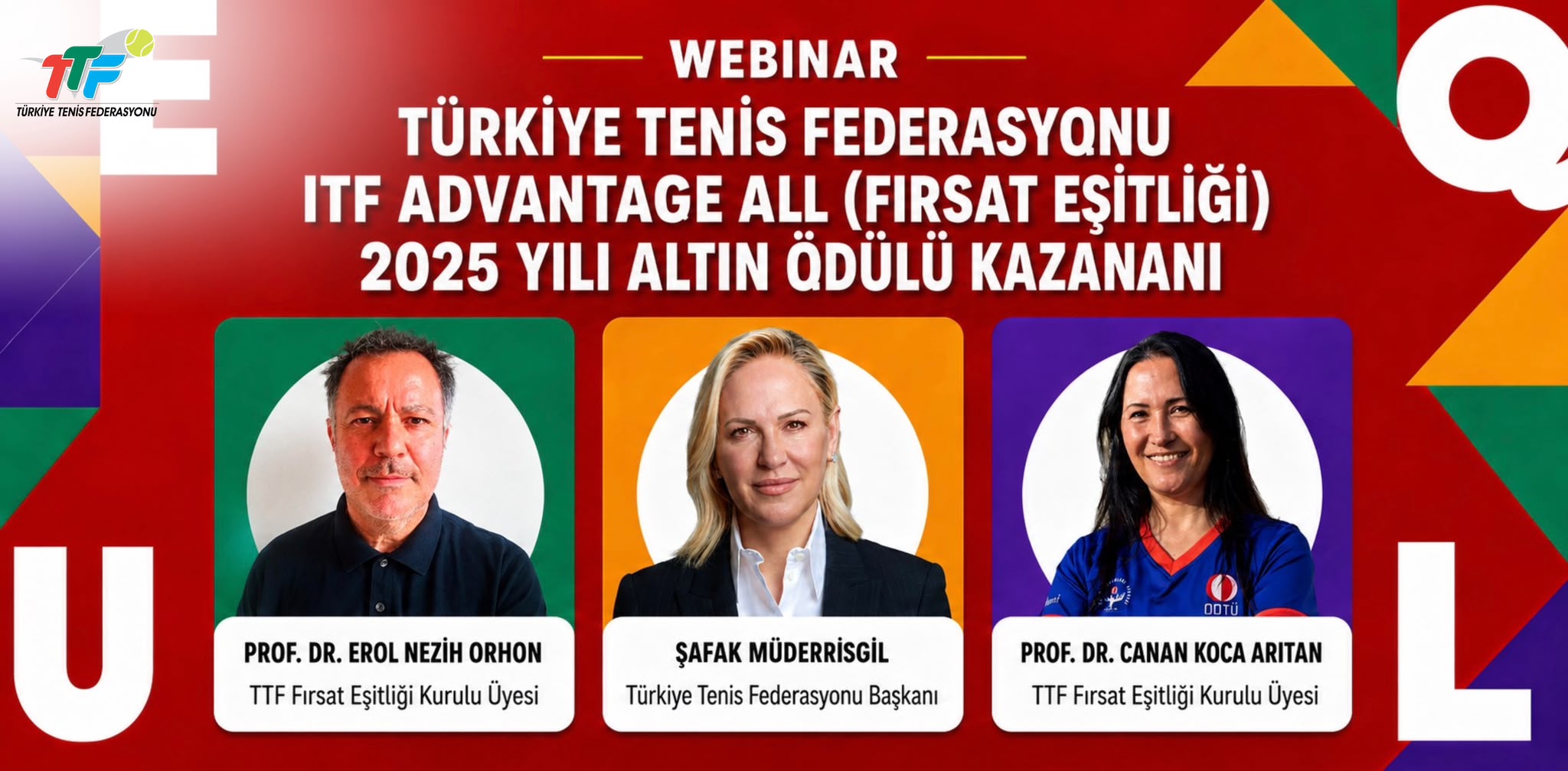 Türkiye Tenis Federasyonu, Altın Ödül Getiren Fırsat Eşitliği Stratejisini World Tennis'e Üye Ülke Federasyonlarına Sundu