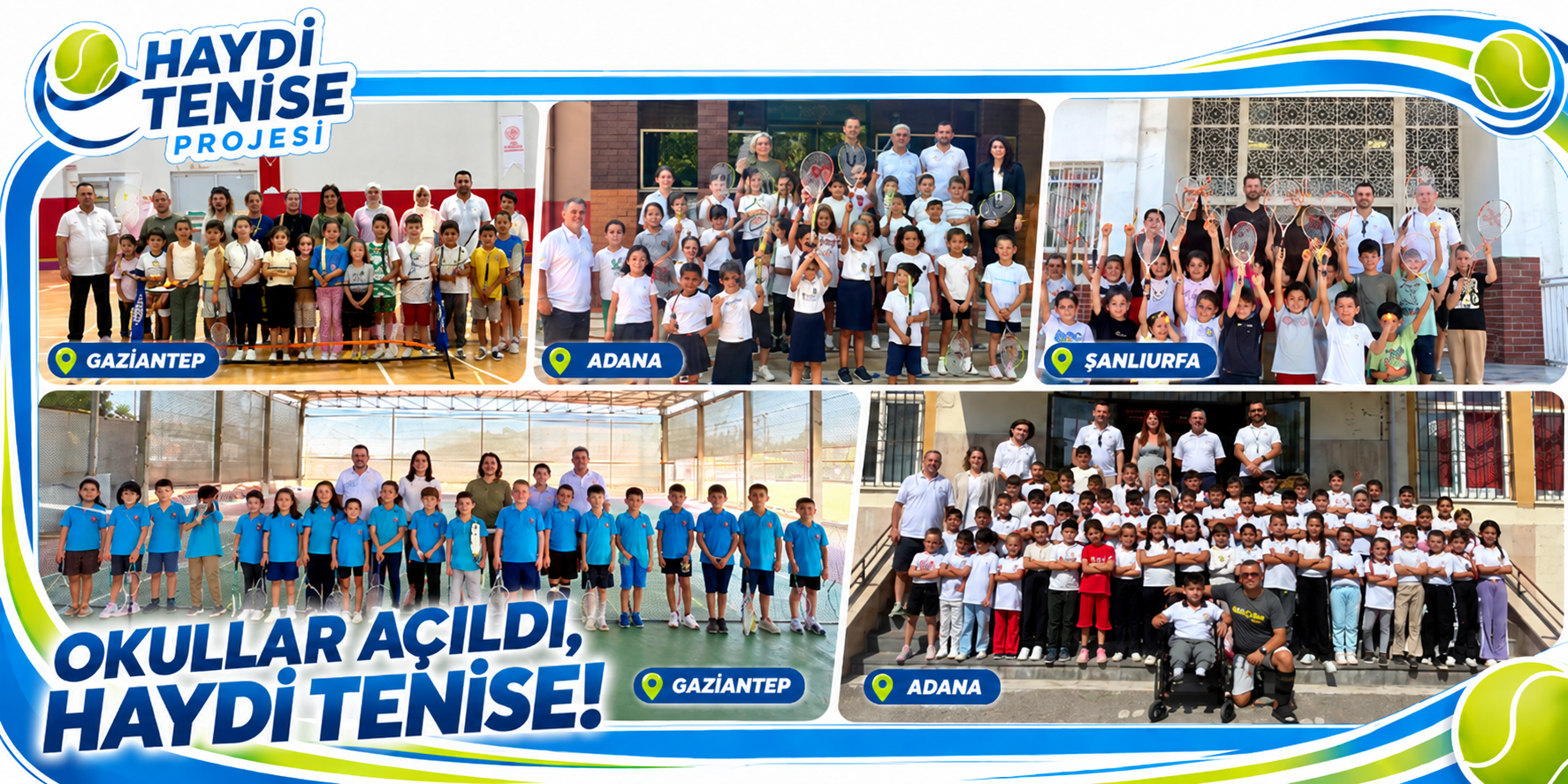 Yeni Eğitim Yılına Haydi Tenise Projemizle Sahada Başladık