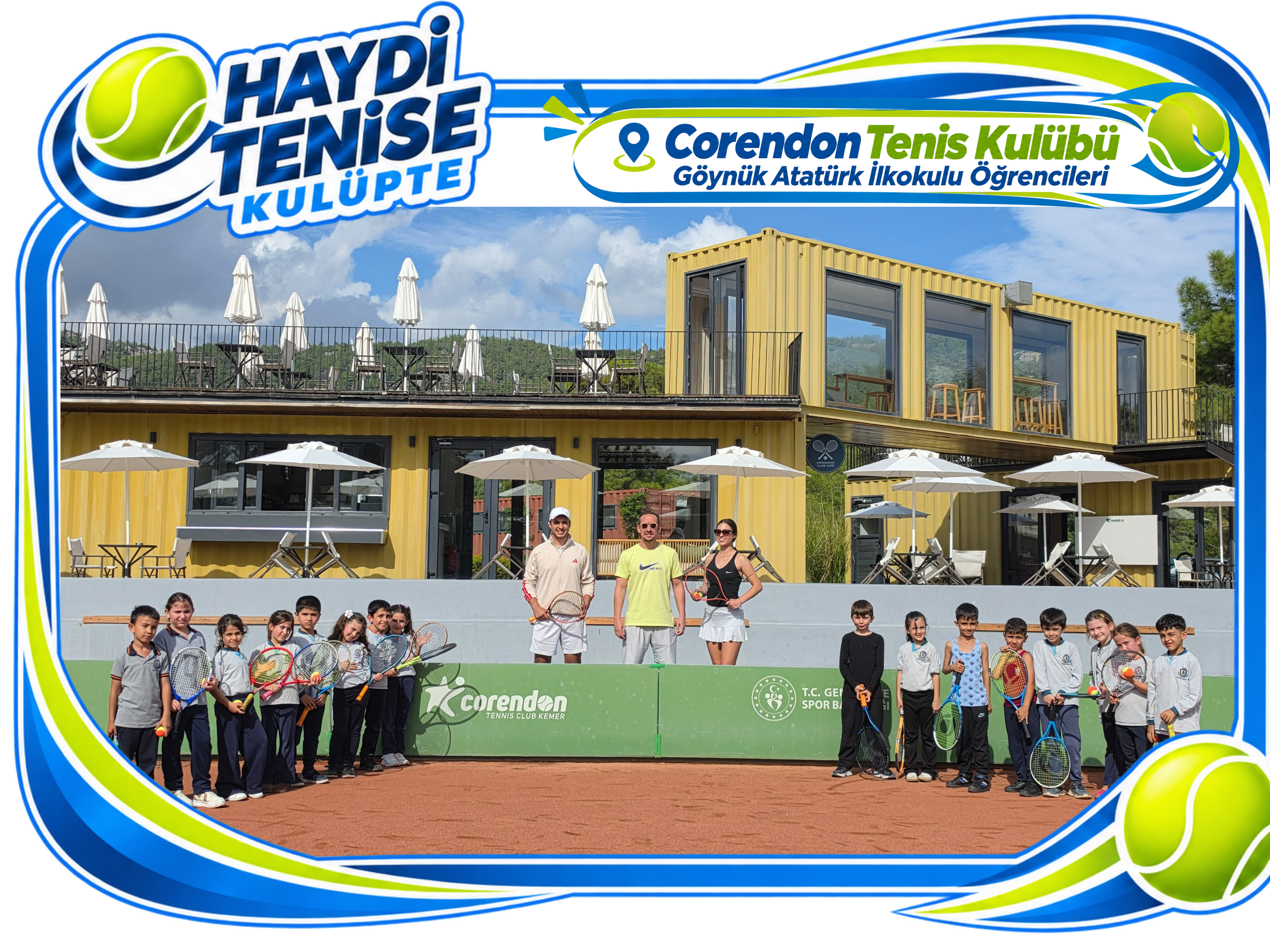 Haydi Tenise Projesi, “Haydi Tenise Kulüpte” Formatıyla İlk Kez Antalya’da Hayata Geçirildi